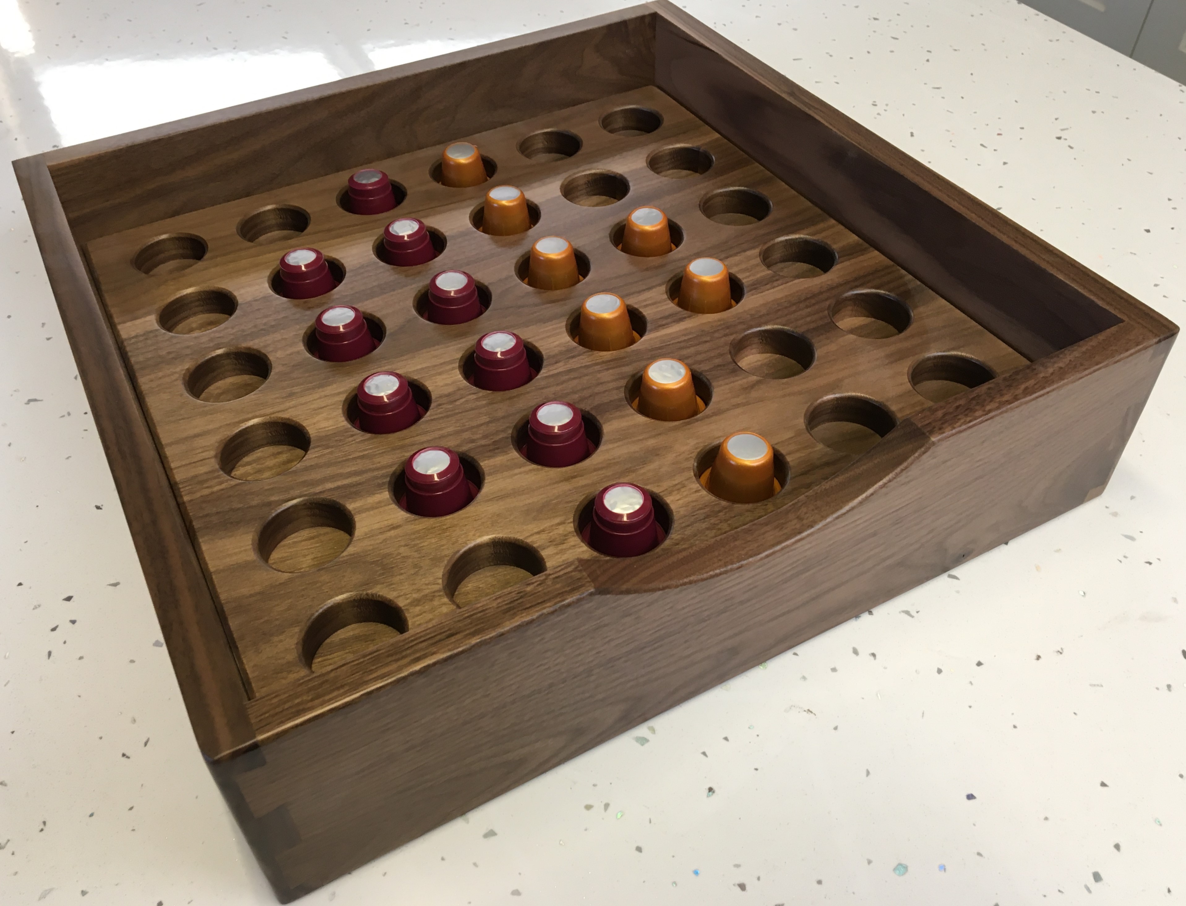 wooden coffee pod drawer